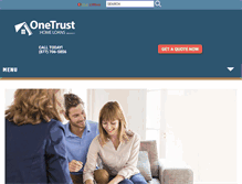 Tablet Screenshot of onetrusthomeloans.com